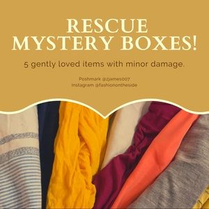 RESCUE MYSTERY BOX! 5 WOMENS ITEMS